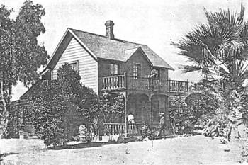Beal built his Redlands home in 1886, and it is pictured here in 1905 (image from The Colored Citizen, July 1905, Archives, A.K. Smiley Public Library).